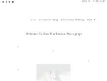 Tablet Screenshot of danmackinnonphotography.com
